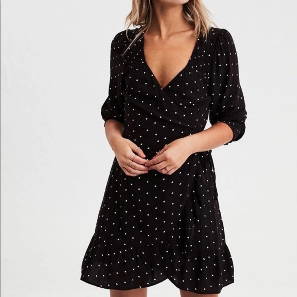 Polka Dot American Eagle Dress